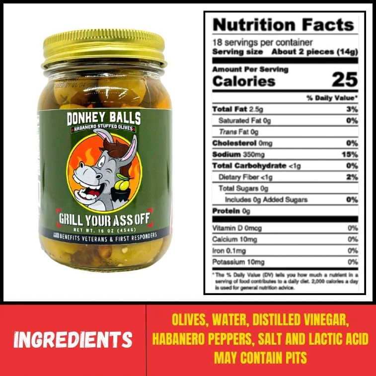 grill your ass off donkey balls