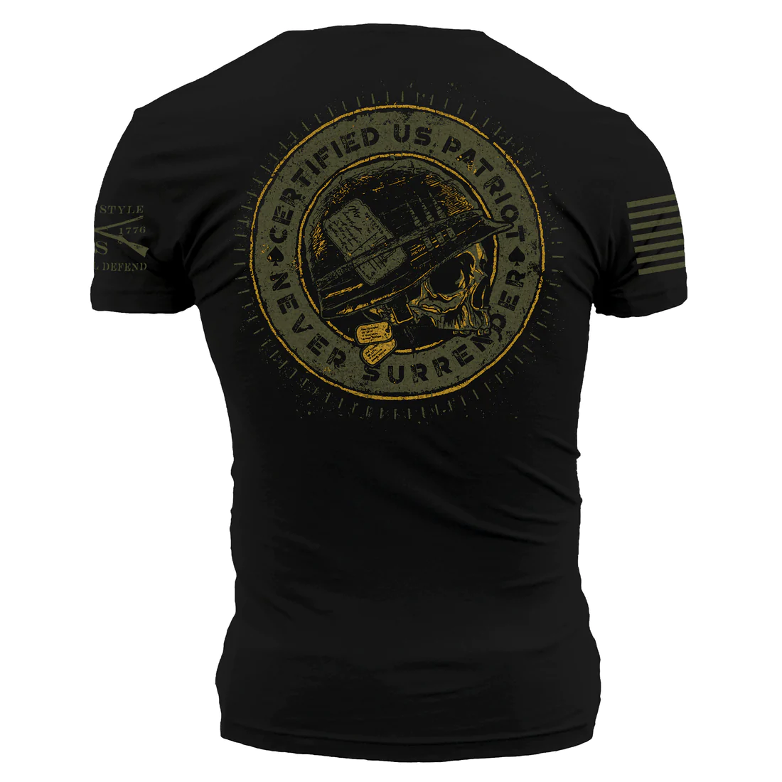 certified patriot mens grunt style t shirt