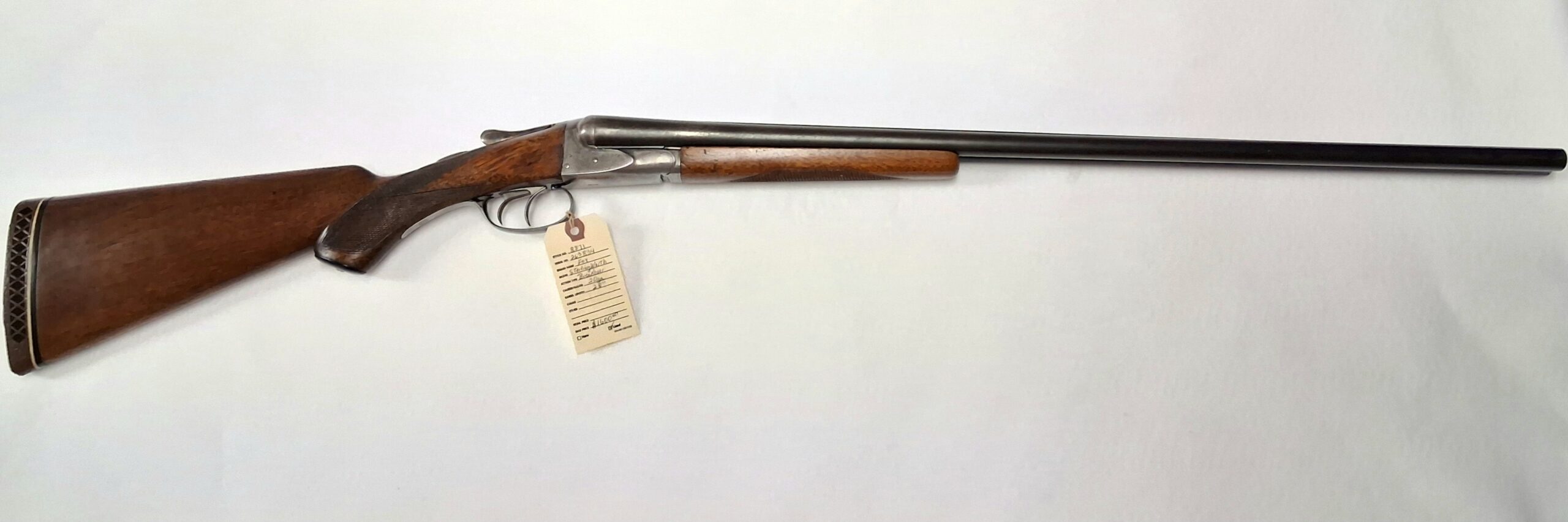 AH FOX STERLINGWORTH 20 GAUGE DOUBLE BARREL SHOTGUN