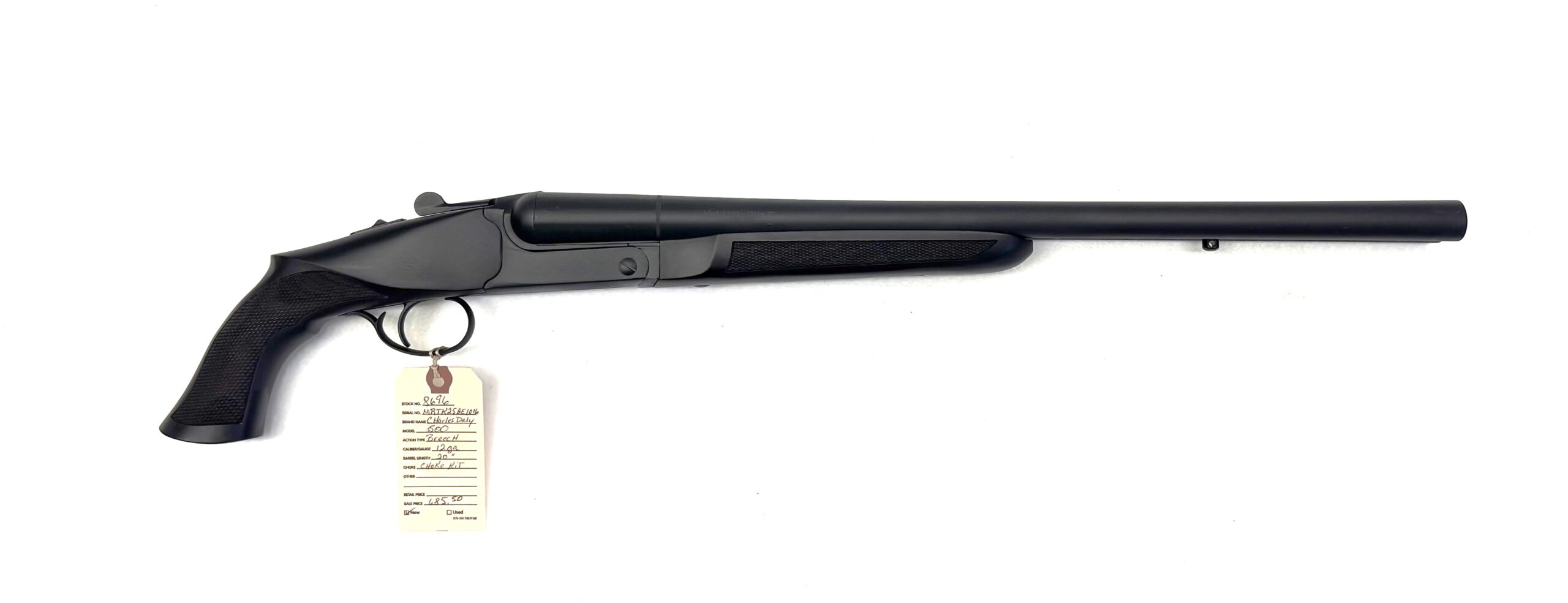 CHARLES DALY 500 FIELD SIDE BY SIDE 12GA SHOTGUN - Image 3