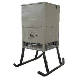 The Boss Buck Stand & Fill Sled Feeder with Solar Panel