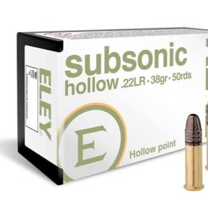 ELEY 22LR SUBSONIC HOLLOW 38GRAIN