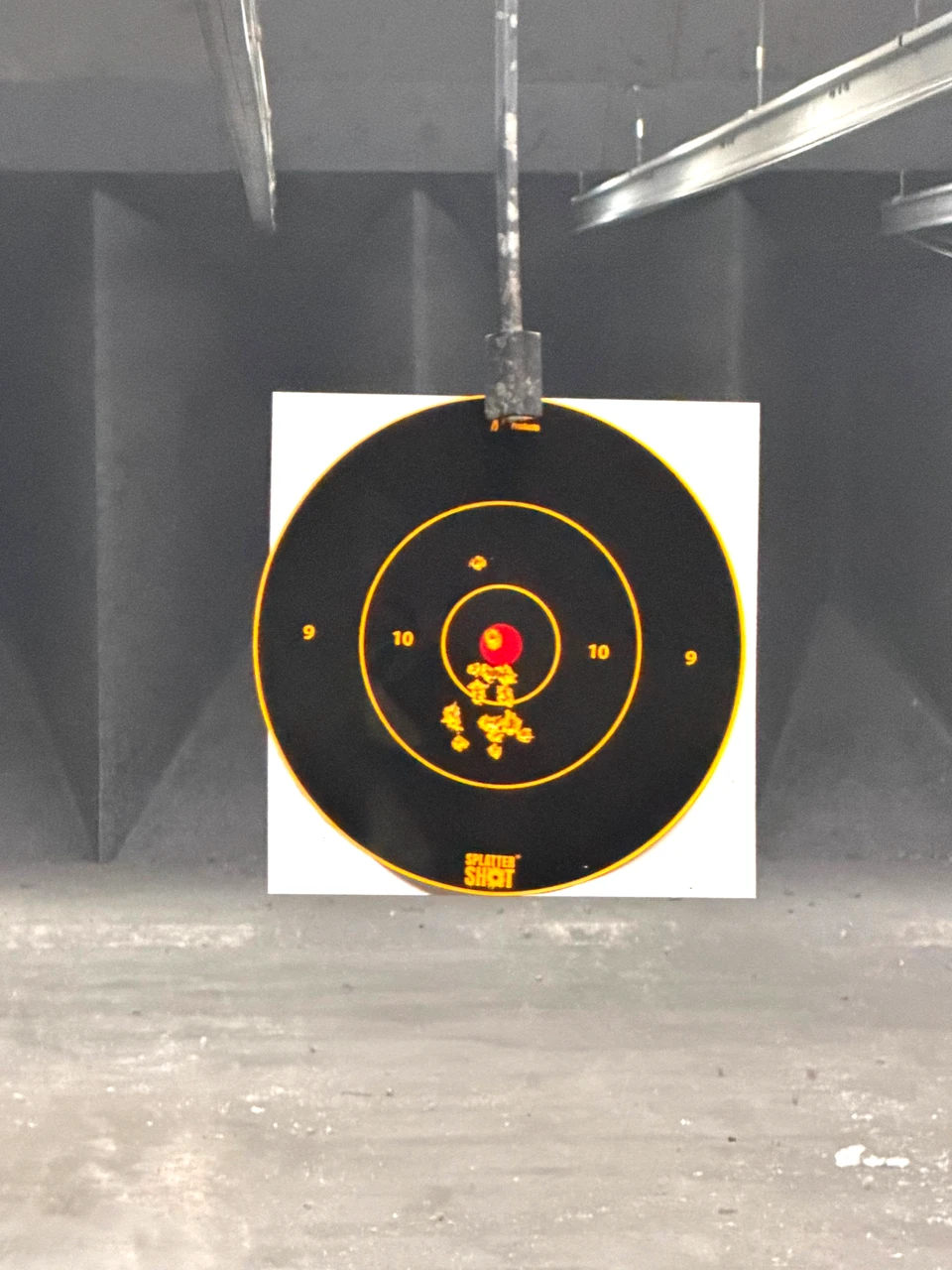 Splatter Shot® 12" Orange Bullseye Target - 5 Qty. pack - Image 2