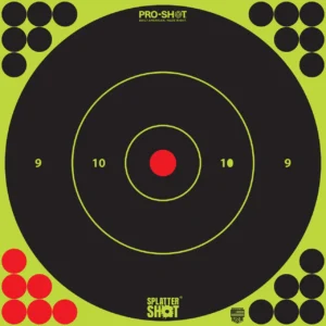 Splatter Shot® 12" Green Bullseye Target - 5 Qty. pack