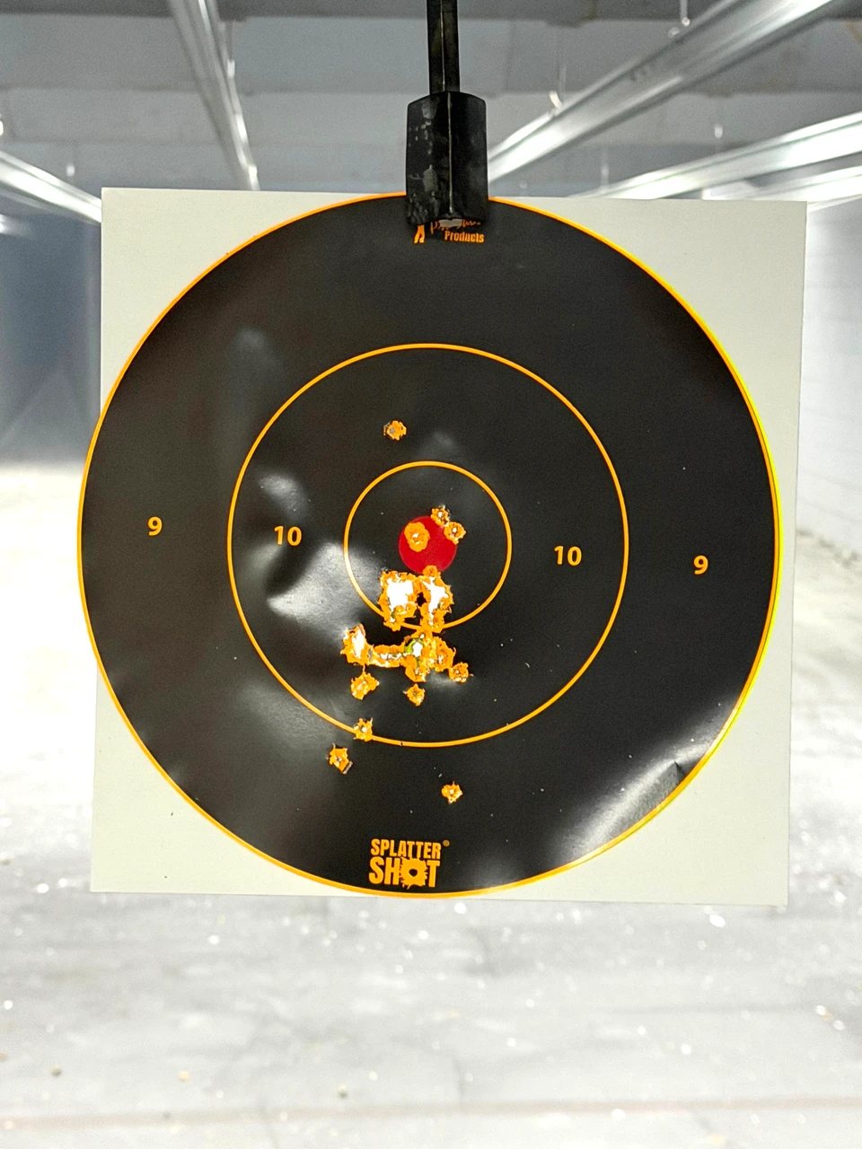 Splatter Shot® 12" Orange Bullseye Target - 5 Qty. pack - Image 3