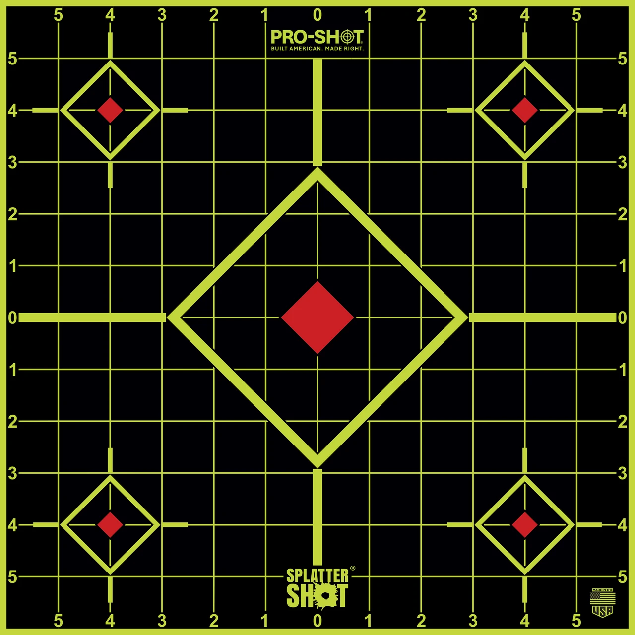 Splatter Shot® 12" Green Sight-In Target - 12 Qty. pack