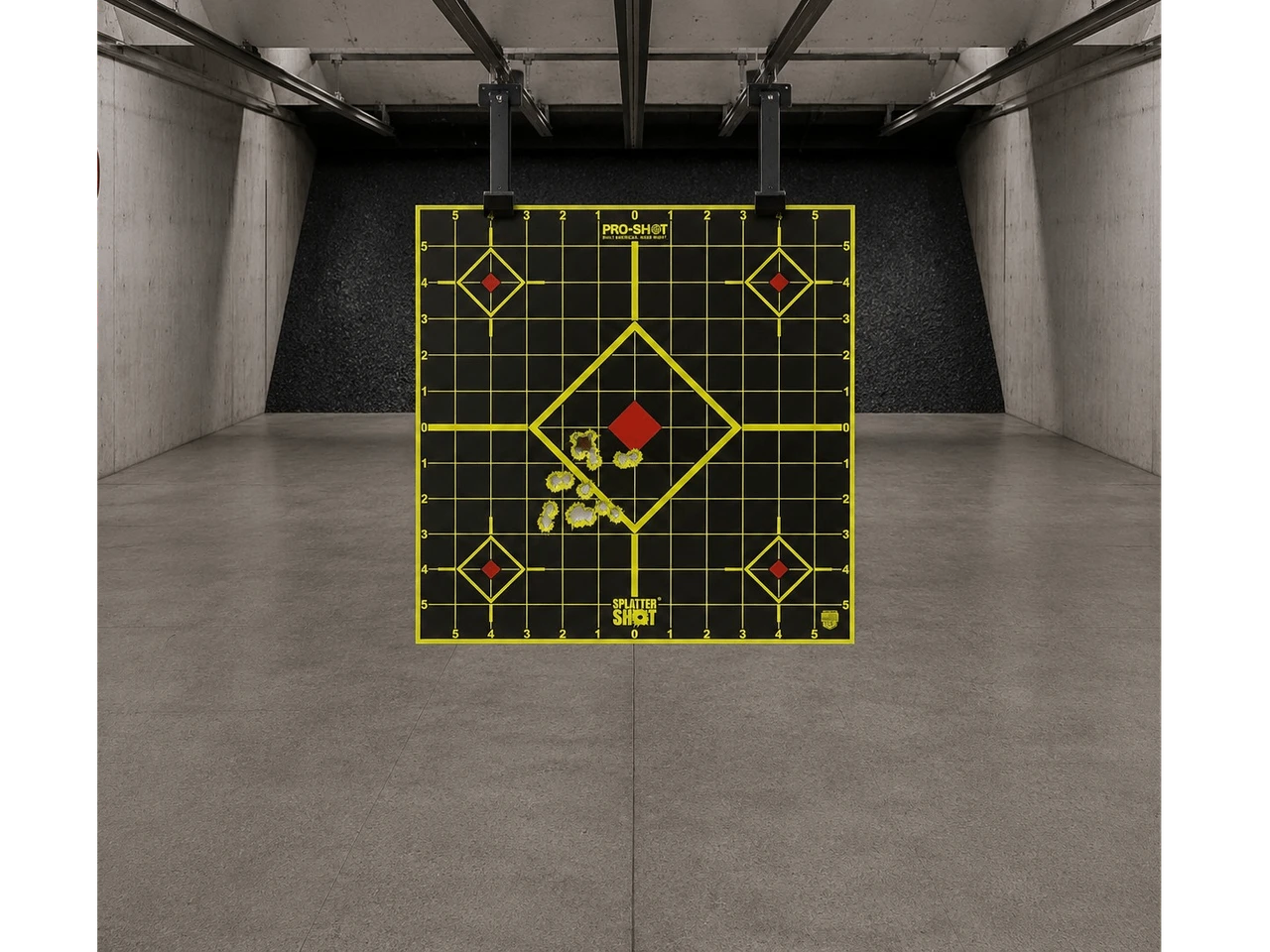 Splatter Shot® 12" Green Sight-In Target - 12 Qty. pack - Image 2