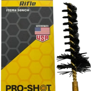 PRO-SHOT .30 Cal. Military Style Nylon Chamber Brush (.308 / 7.62 NATO / .300 Blackout AR Platform Rifles)