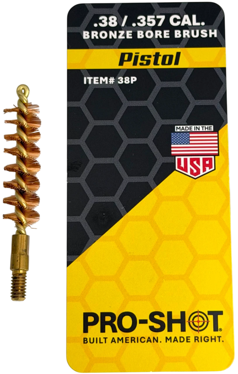 PRO-SHOT® .38 CAL. / .357 CAL. PISTOL BORE BRUSH