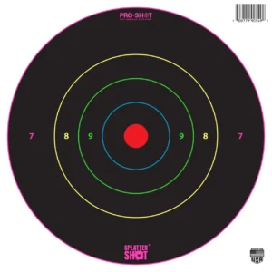 SplatterShot® 8" Multi-Color Ring Target - 6 PACK