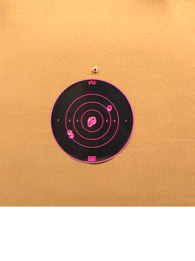 Splatter Shot® 8" Pink Bullseye Target - Peel & Stick - 6 Pack - Image 2