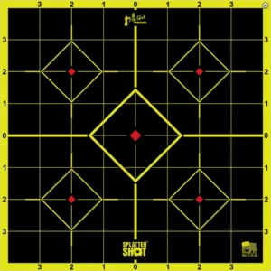Splatter Shot® 8" Green Sight-In Target - Peel & Stick - 6 Pack