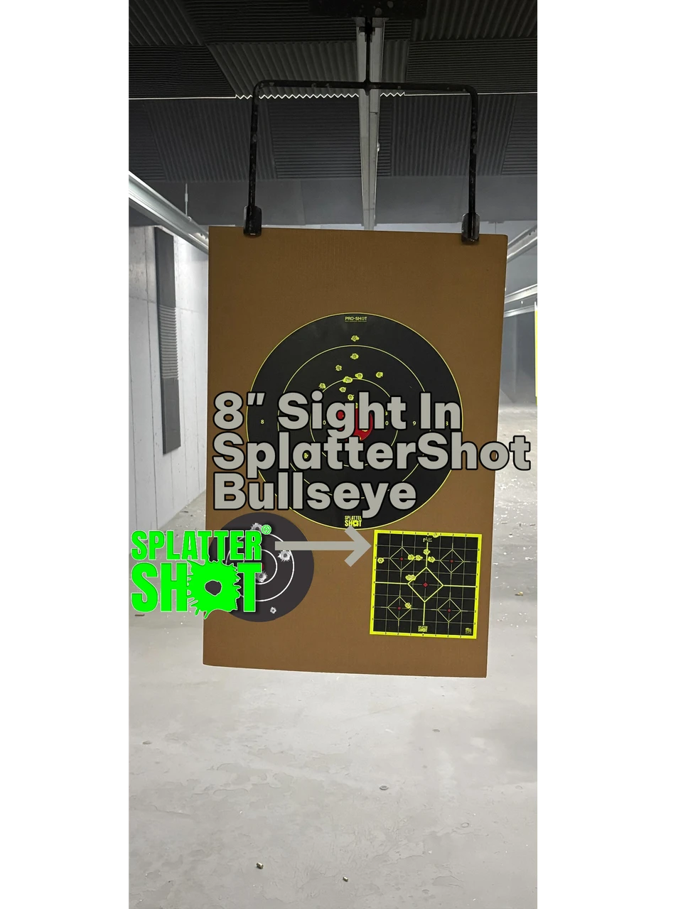 Splatter Shot® 8" Green Sight-In Target - Peel & Stick - 6 Pack - Image 2