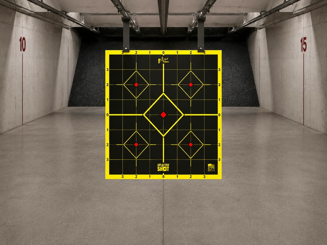 Splatter Shot® 8" Green Sight-In Target - Peel & Stick - 6 Pack - Image 3