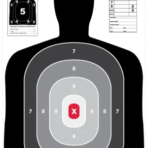 PRO-SHOT B27-ECONOMY PRO-STYLE SILHOUETTE TARGET - 5 PACK