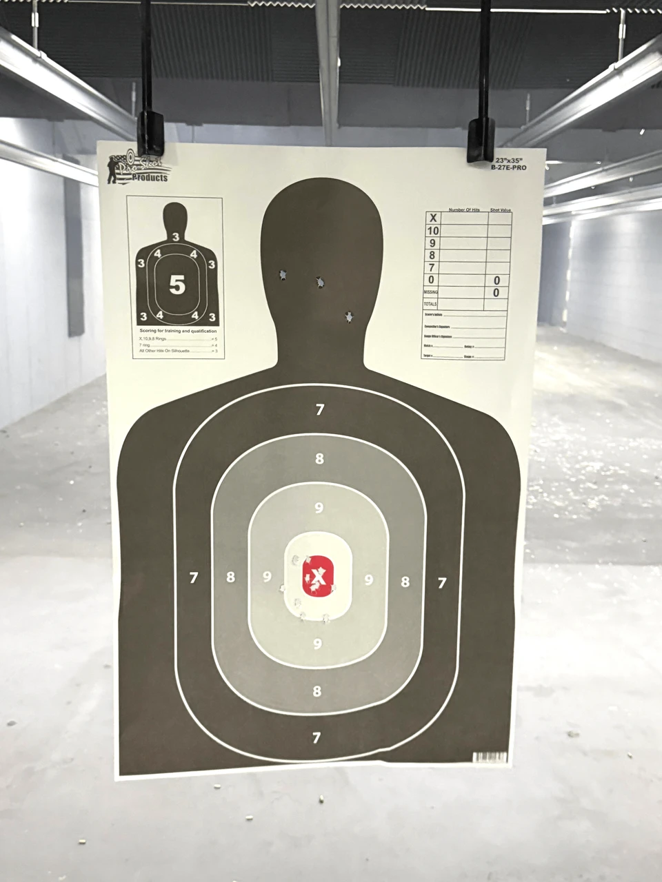 PRO-SHOT B27-ECONOMY PRO-STYLE SILHOUETTE TARGET - 5 PACK - Image 2