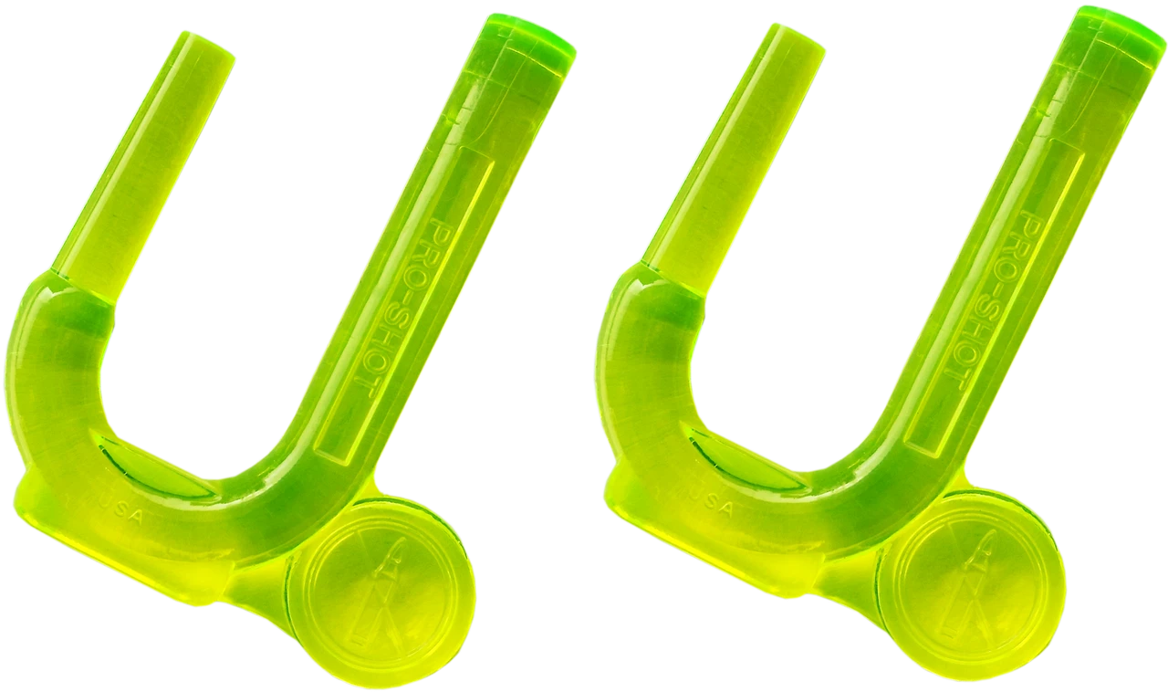 PRO-SHOT UV Bore Light Chamber Flag 2 Pack - GREEN