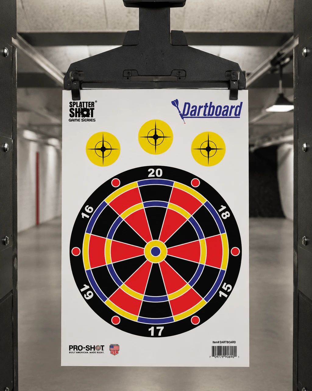 Splatter Shot® GAME SERIES 12" x 18" DARTBOARD- 8 Pack - Image 2