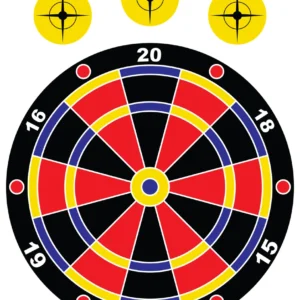 Splatter Shot® GAME SERIES 12" x 18" DARTBOARD- 8 Pack