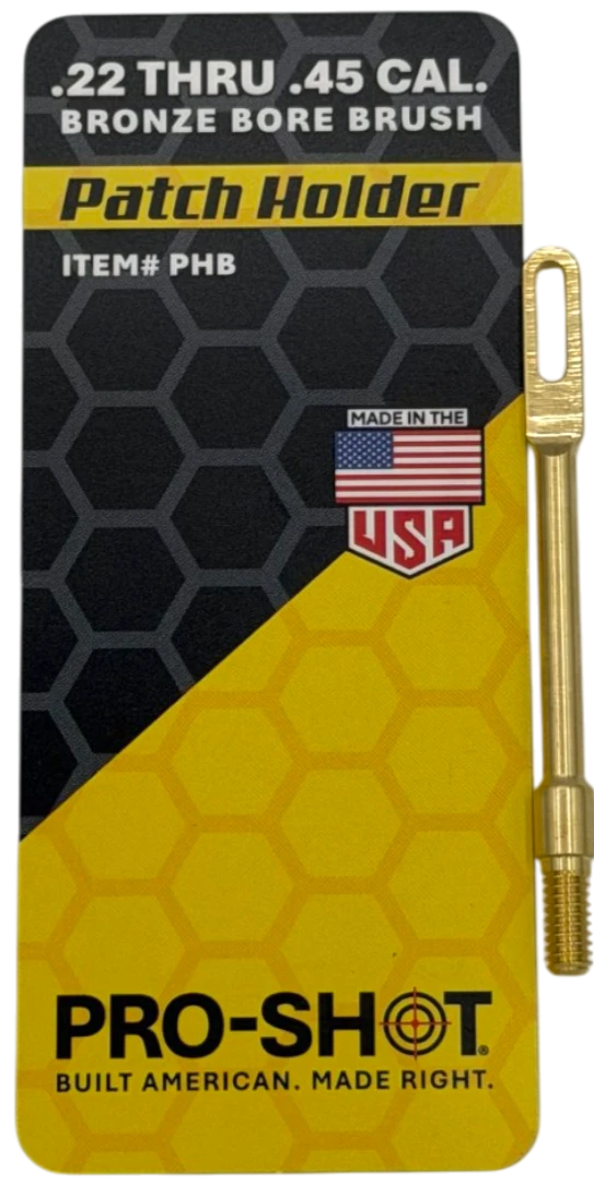 Pro-Shot Precision Brass Patch Holder .22–.45 caliber firearms
