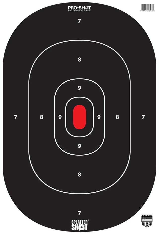 SplatterShot® 12" x 18" Silhouette Insert Target - 8 PACK
