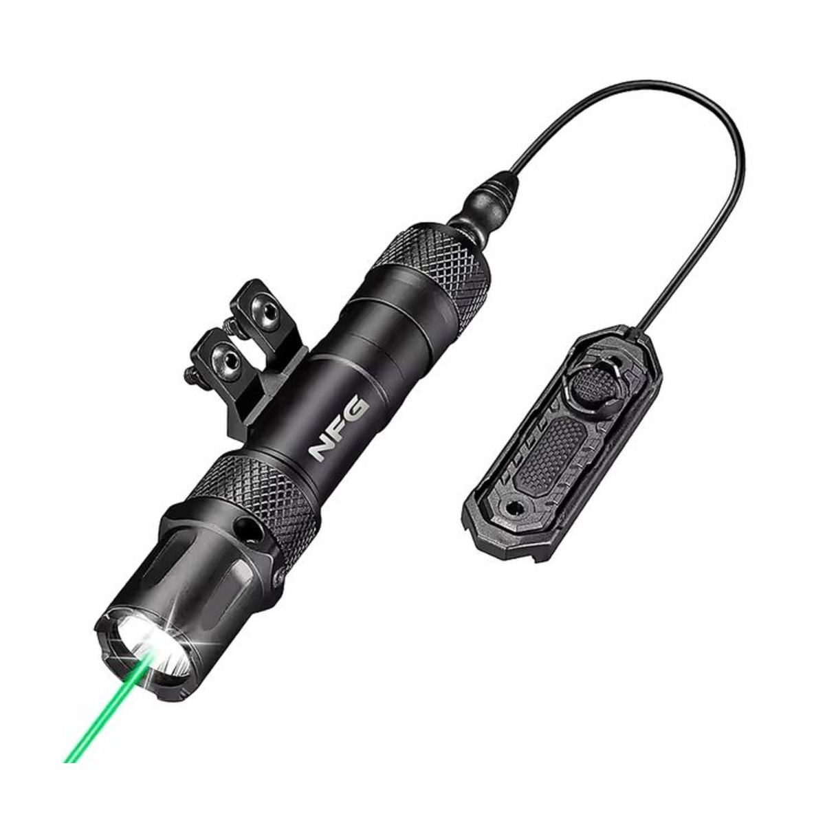 NFG 2000-Lumen M-LOK Flashlight + Green Laser