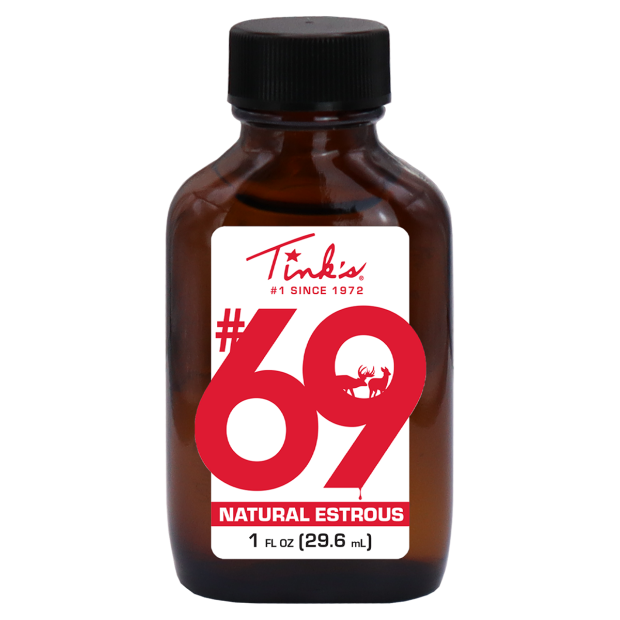 TINK'S DOE-IN-RUT 1 oz GLASS BOTTLE