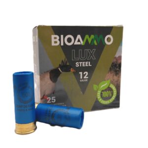 WINCHESTER BIOAMMO LUX STEEL 12 GAUGE 2.75" 1265 FPS 1-1/16 OZ.  #3 SHOT 25 ROUND BOX