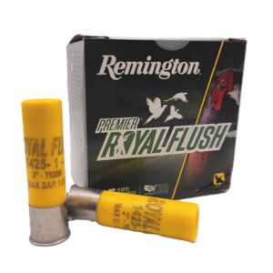 REMINGTON PREMIER ROYAL FLUSH 20 GAUGE 1425 FPS 1 OZ. #4 SHOT 25 ROUND BOX