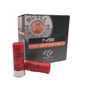NOBLE SPORT HIGH BRASS 12 GAUGE 2 3/4", 1 1/4oz, #6 SHOT 1330 FPS 25 ROUND BOX