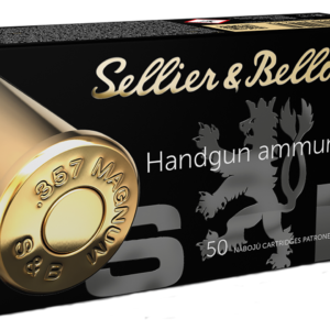SELLIER & BELLOT , 357 MAG 158 GRAIN FMJ-FP, 50 ROUND BOX