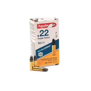 AGUILA .22LR SUPER EXTRA STANDARD 1130 VELOCITY 40 GRAIN 50 ROUND BOX (LEAD)