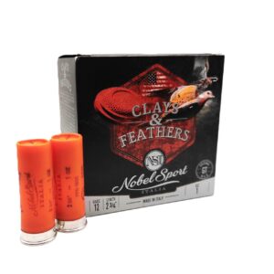 Nobel Sport Clays & Feathers Shotshells 12 gauge 2-3/4" 1oz 1300 fps